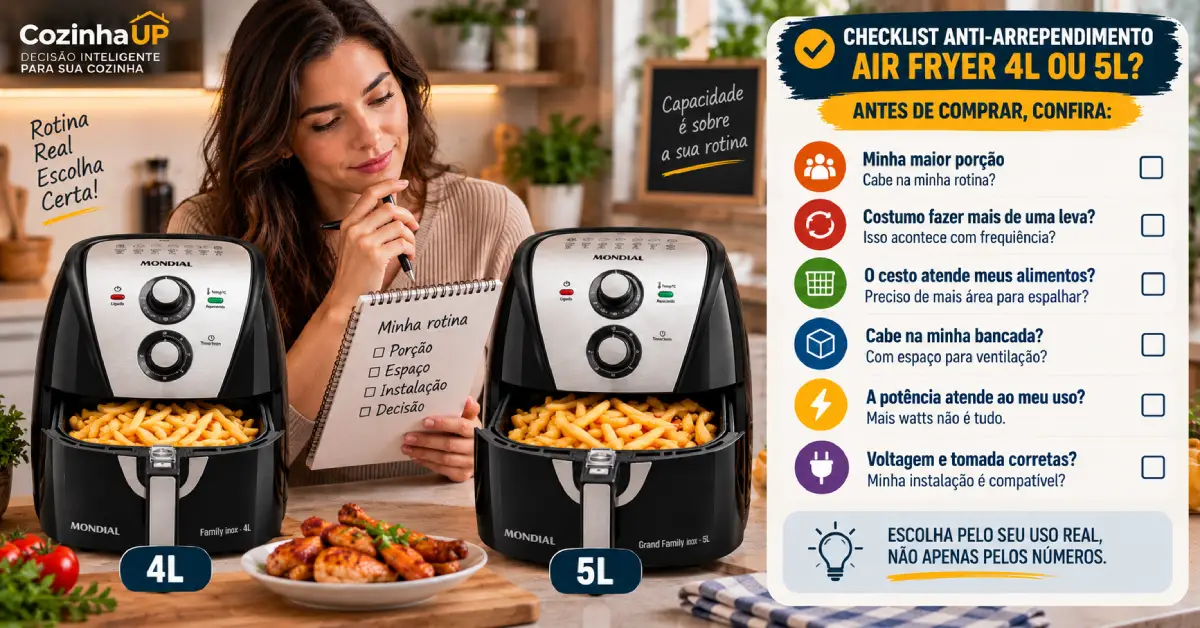 Air Fryer 4L vs 5L