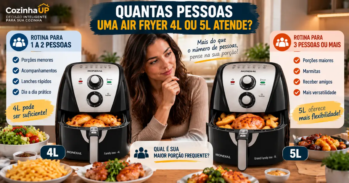 Air Fryer 4L vs 5L