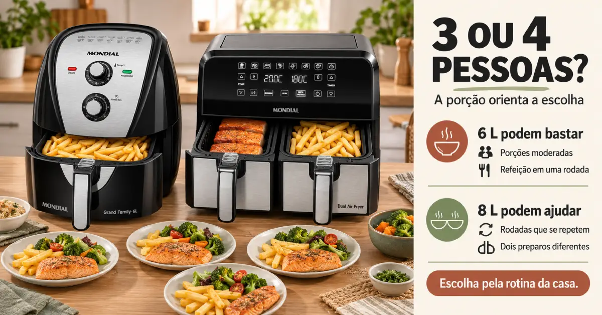 Air Fryer 6L ou 8L