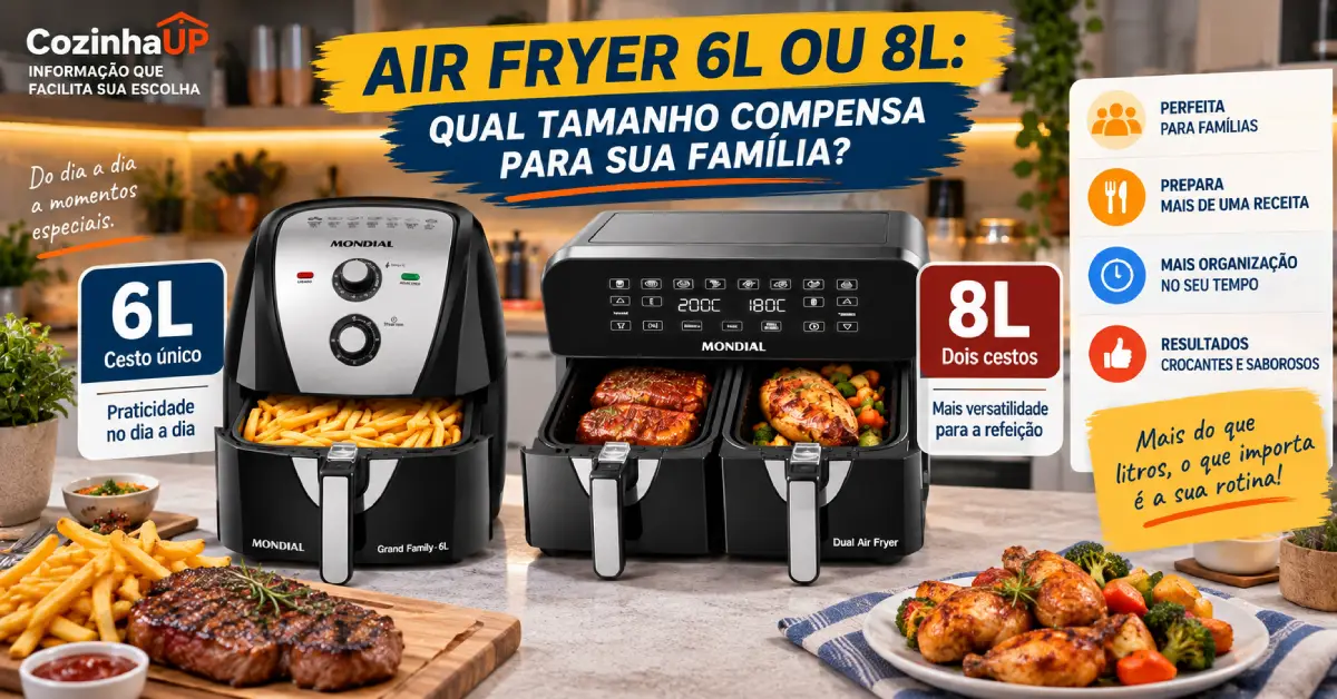 Air Fryer 6L ou 8L