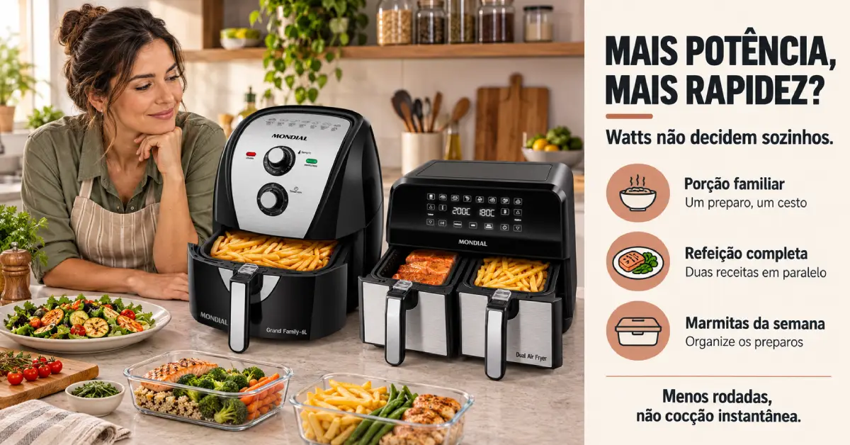 Air Fryer 6L ou 8L