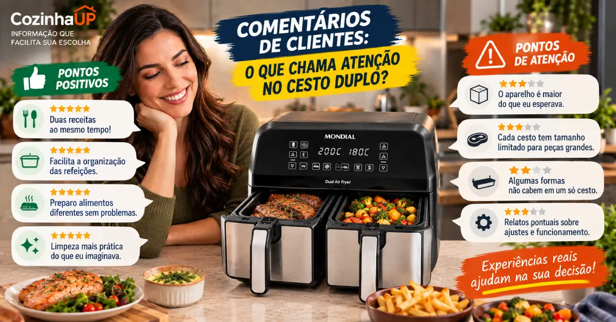 air fryer de cesto duplo ou cesto único