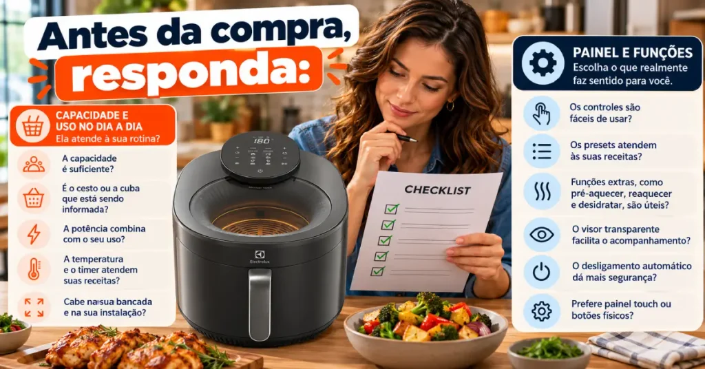 Air Fryer Digital ou Analógica