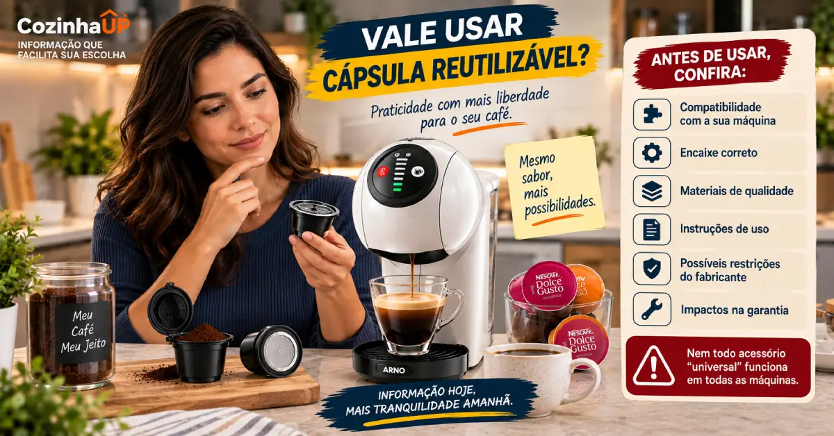 cafeteira de cápsula ou elétrica