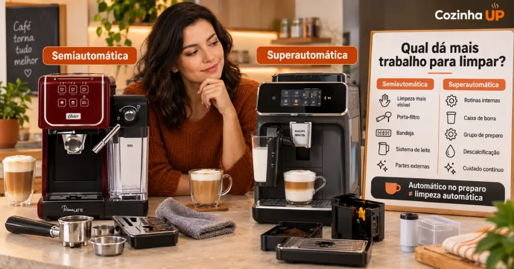 cafeteira expresso manual ou automática