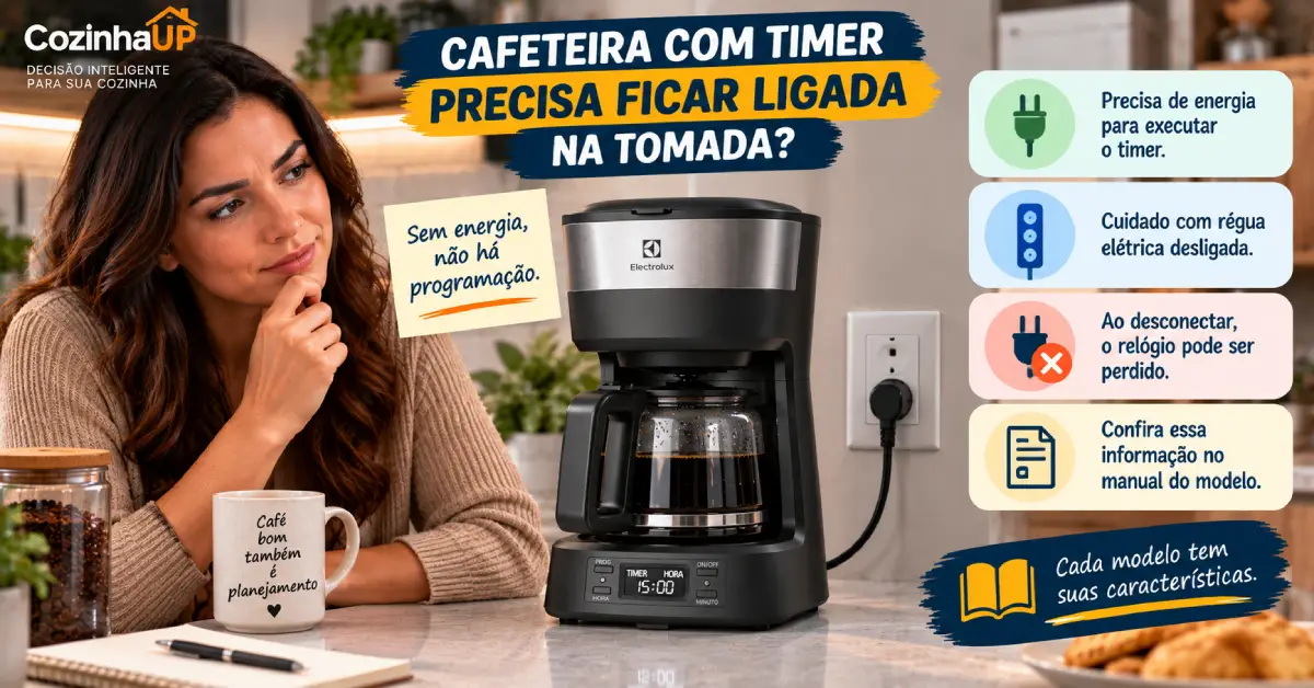 Cafeteira com Timer