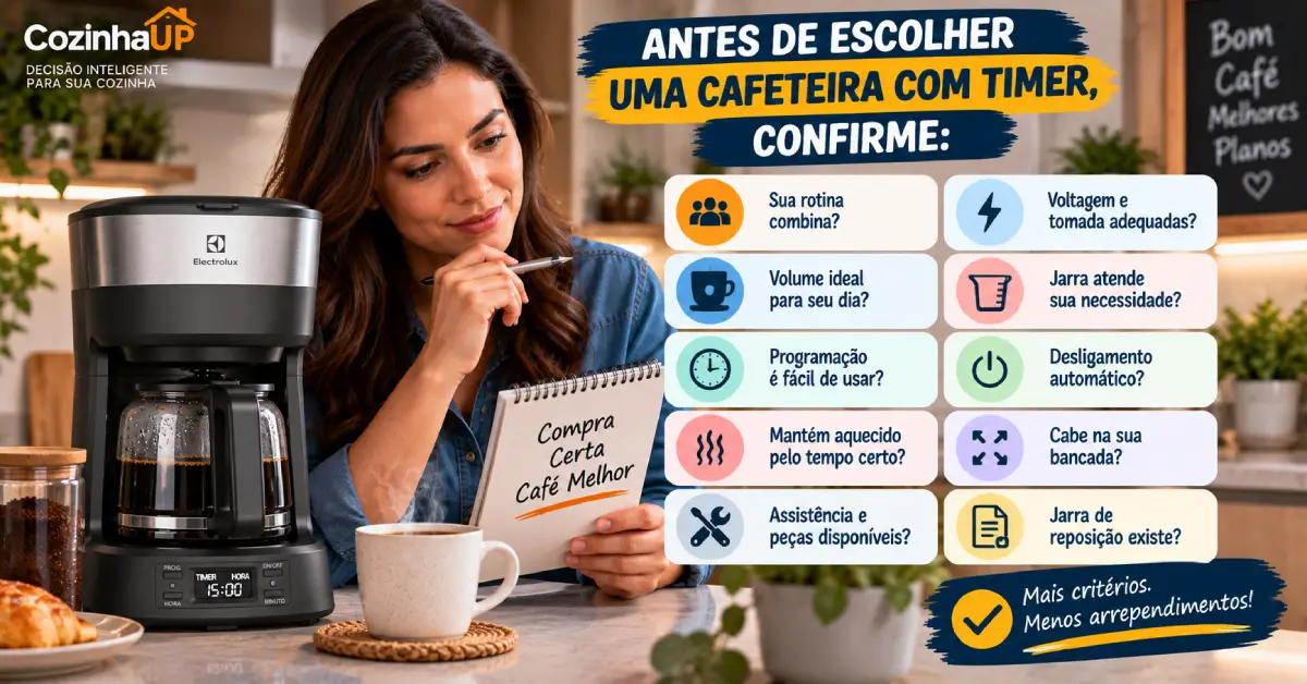 Cafeteira com Timer