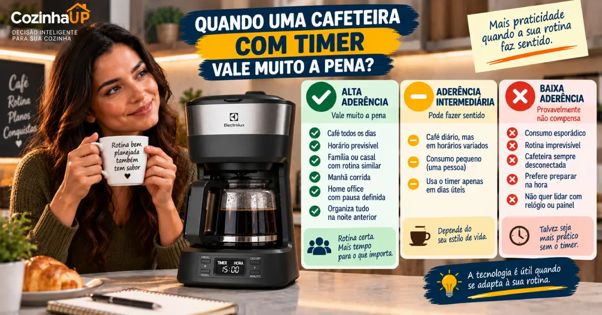 Cafeteira com Timer