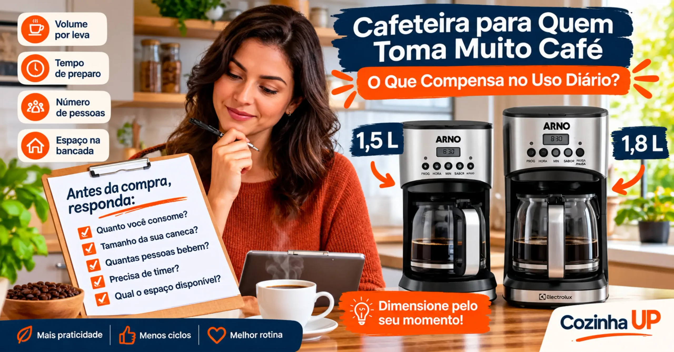 Cafeteira para Quem Toma Muito Café