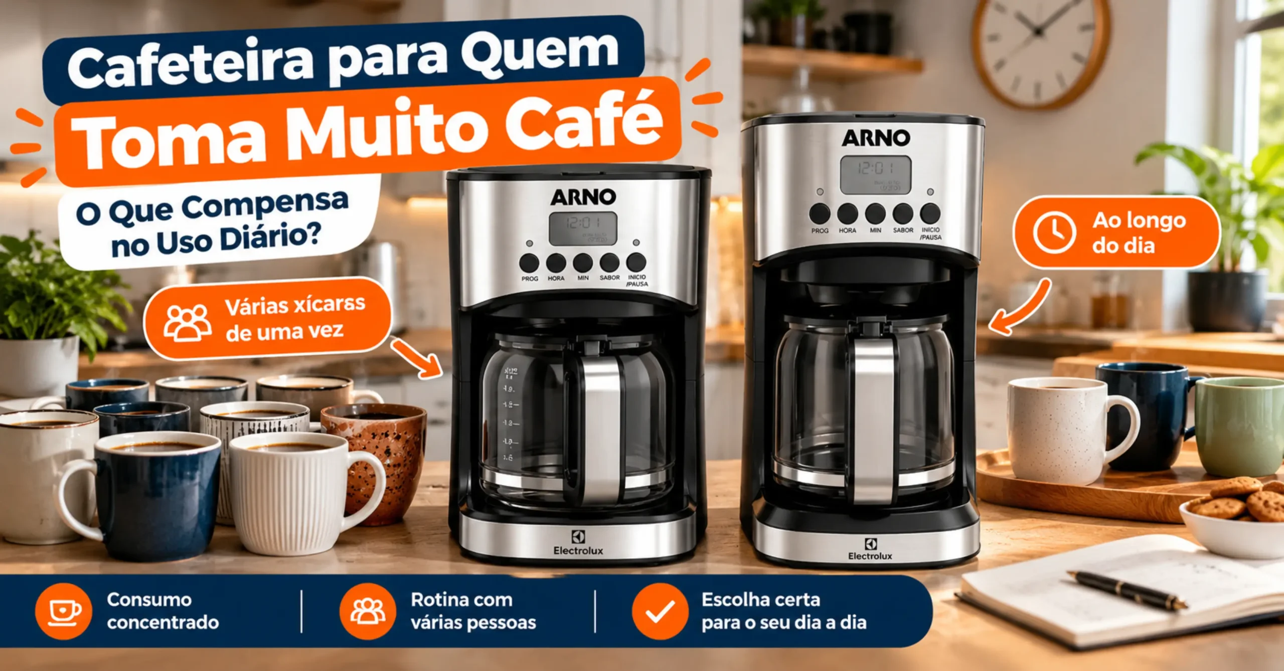 Cafeteira para Quem Toma Muito Café