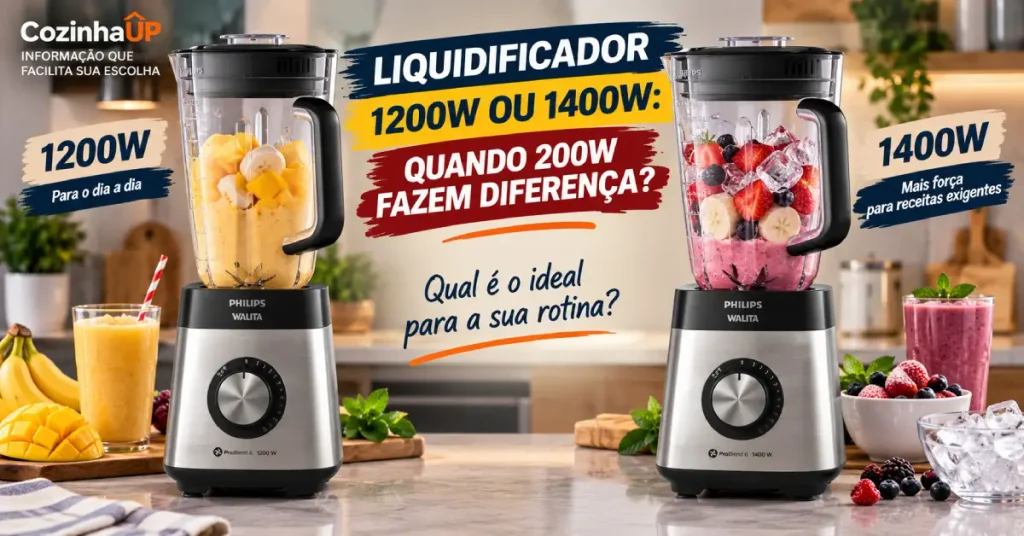 liquidificador 1200W ou 1400W