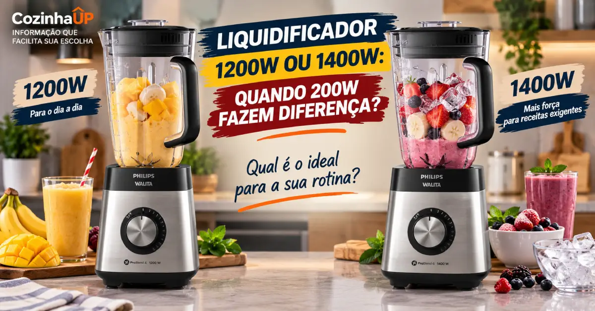 liquidificador 1200W ou 1400W