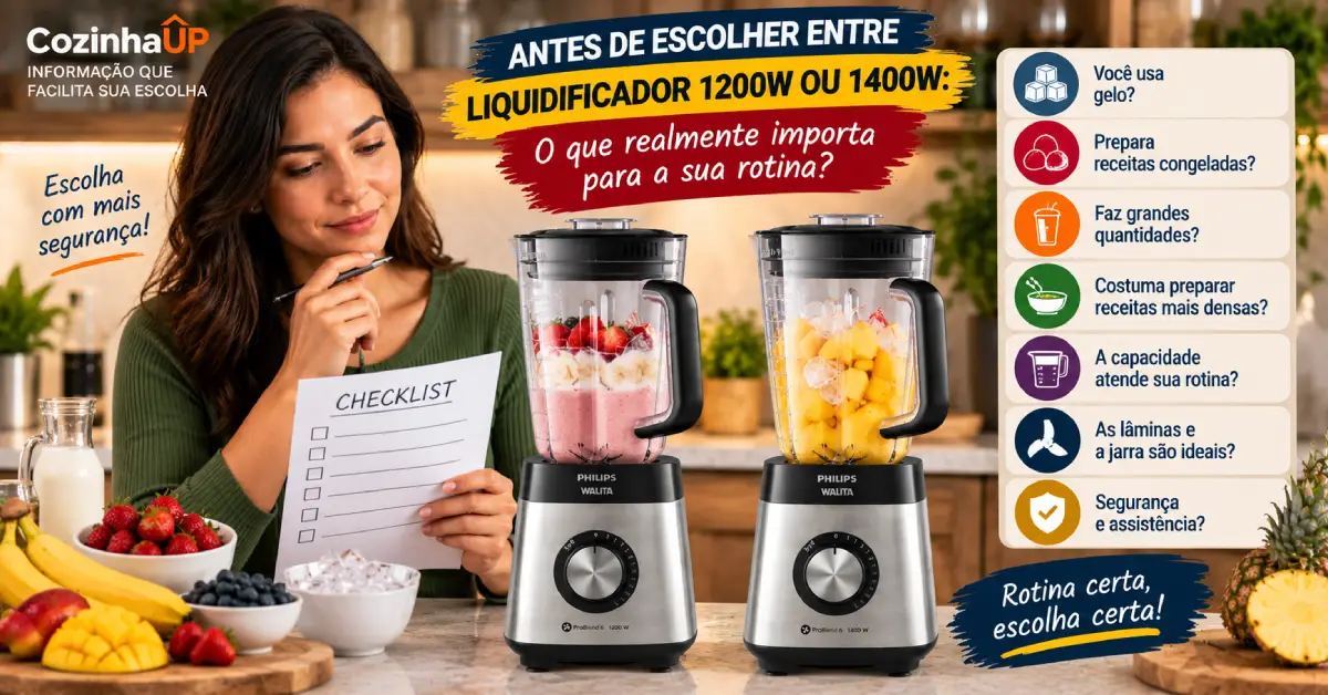 liquidificador 1200W ou 1400W