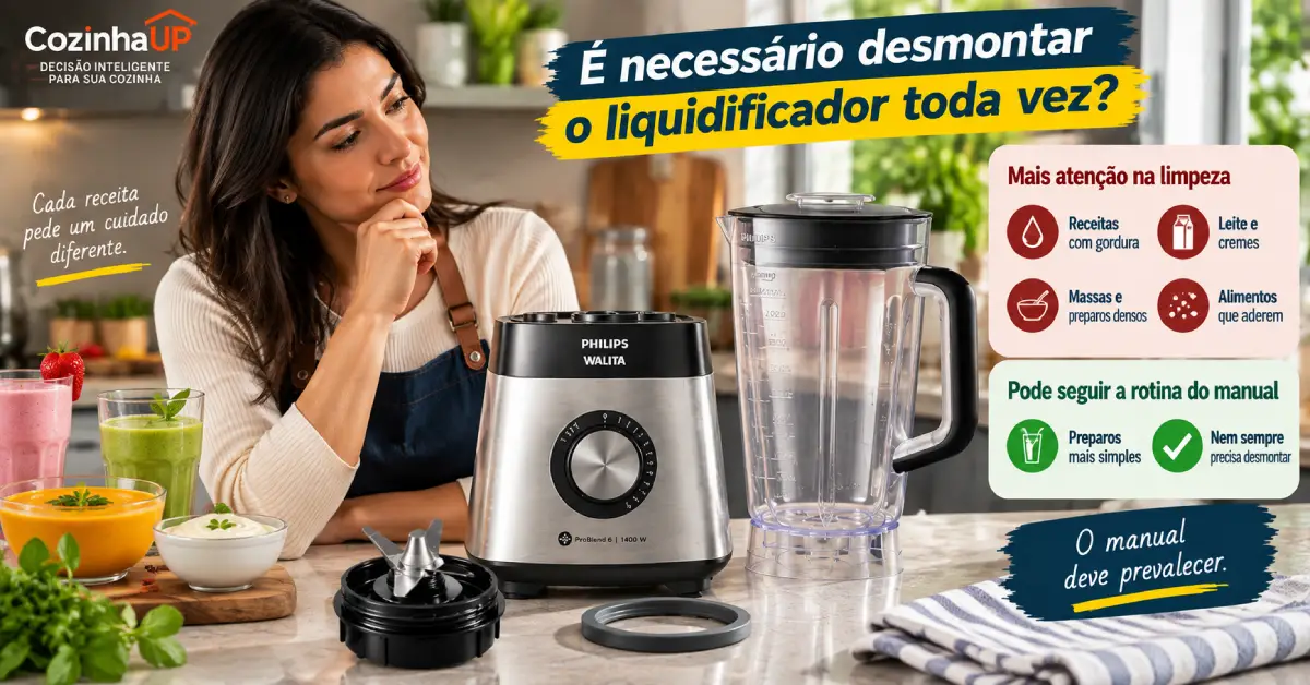liquidificador com lâmina removível