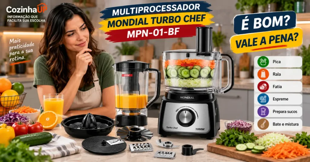 Multiprocessador Mondial Turbo Chef MPN-01-BF