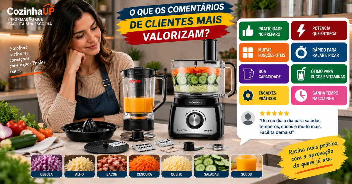 Multiprocessador Mondial Turbo Chef MPN-01-BF