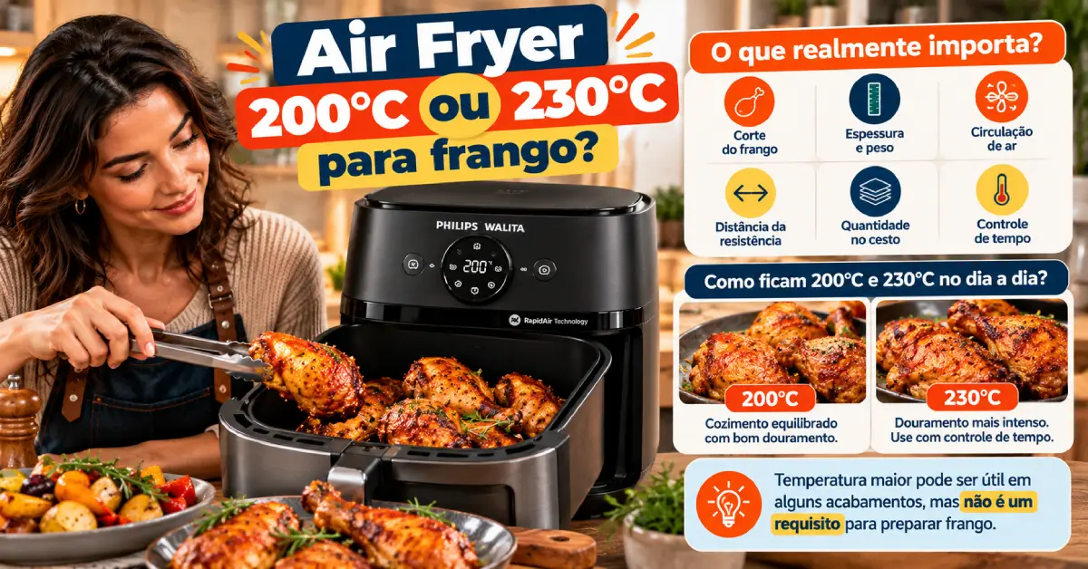 Air Fryer 200°C ou 230°C