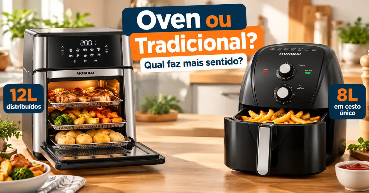 Air Fryer Oven ou Tradicional