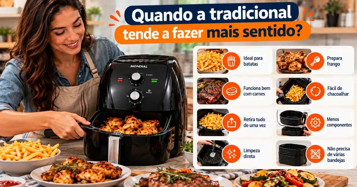 Air Fryer Oven ou Tradicional
