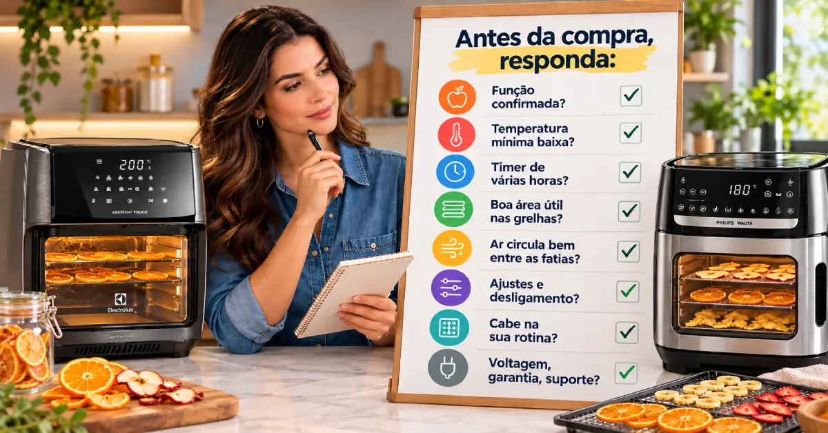 Air Fryer com Função Desidratar