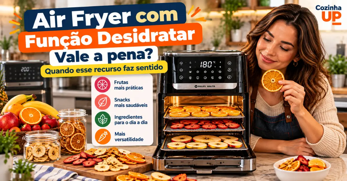 Air Fryer com Função Desidratar