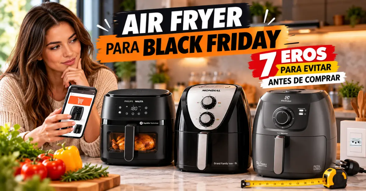 Air Fryer para Black Friday