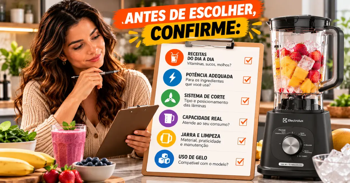 Liquidificador com 4 ou 6 Lâminas