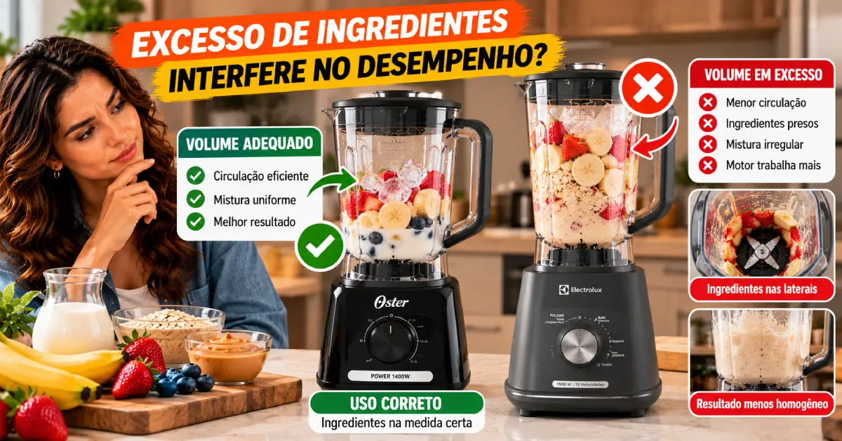 Liquidificador com 4 ou 6 Lâminas