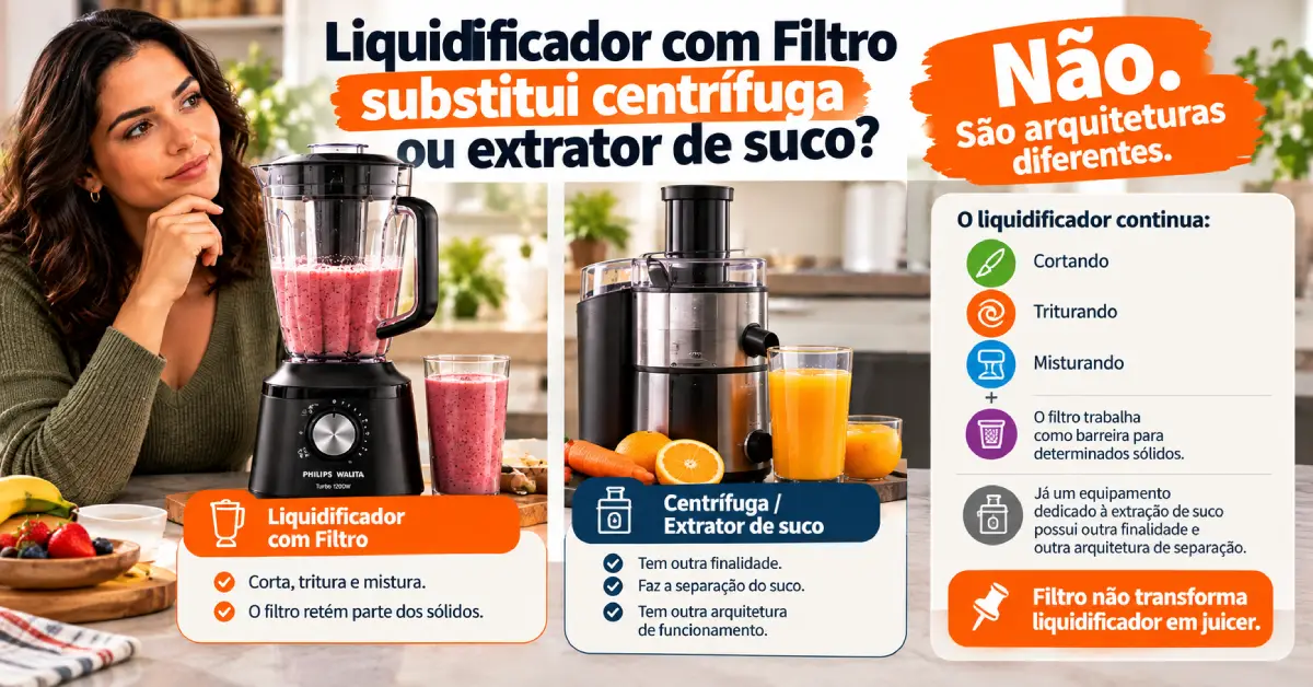 Liquidificador com Filtro
