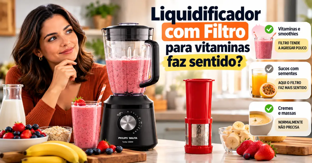 Liquidificador com Filtro