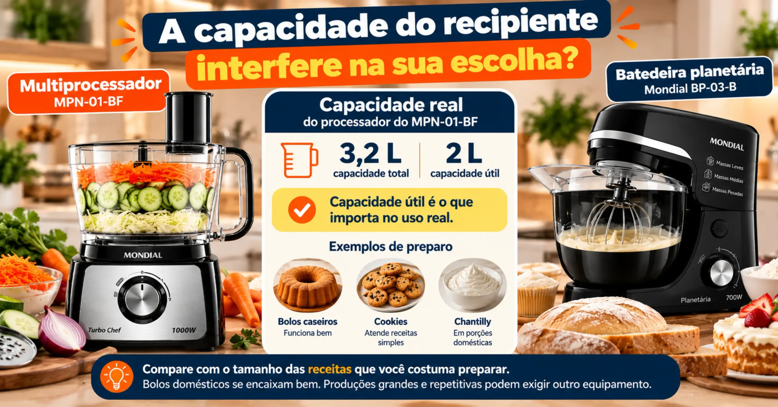Multiprocessador Substitui Batedeira