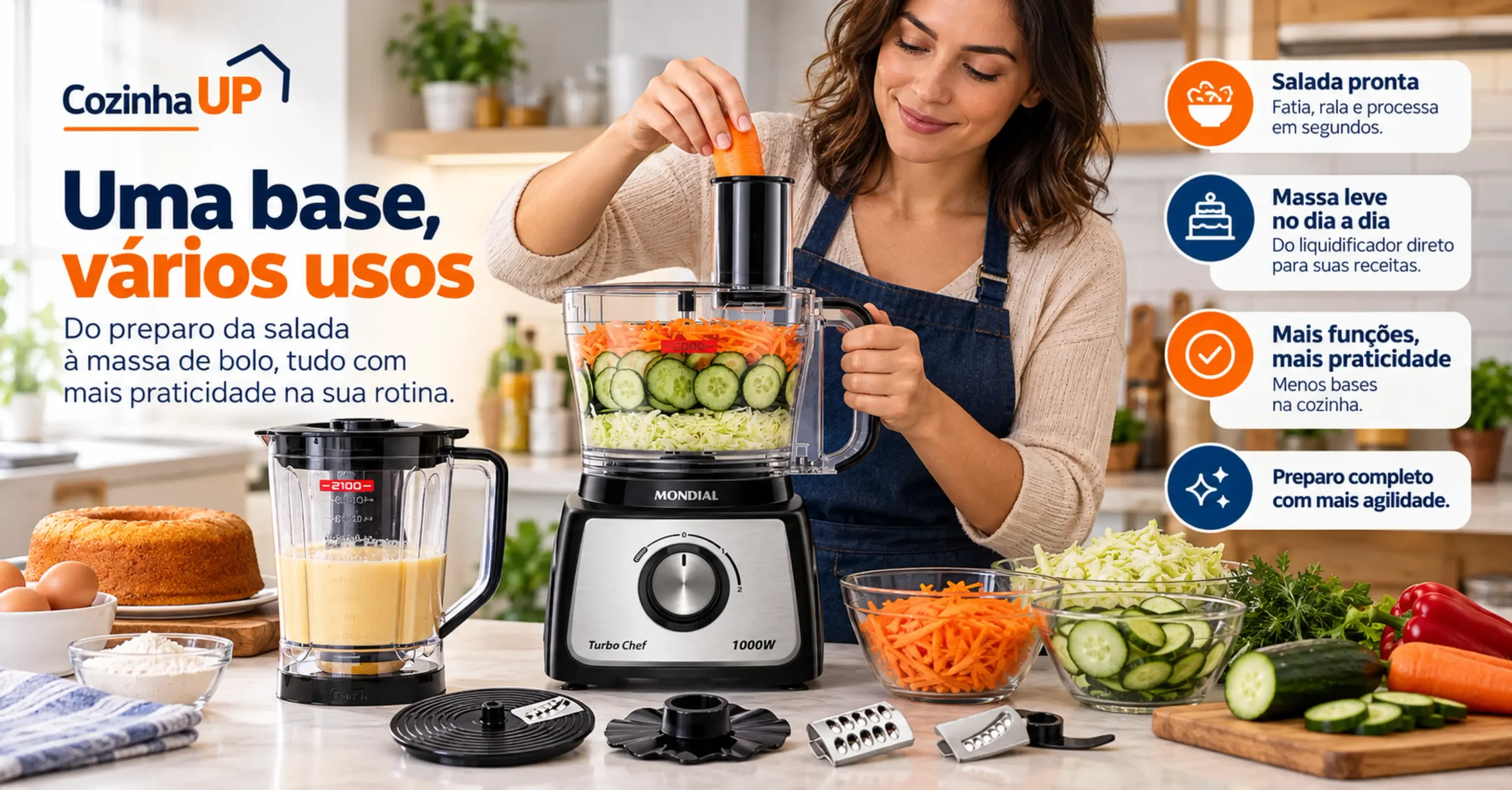 Multiprocessador Substitui Batedeira
