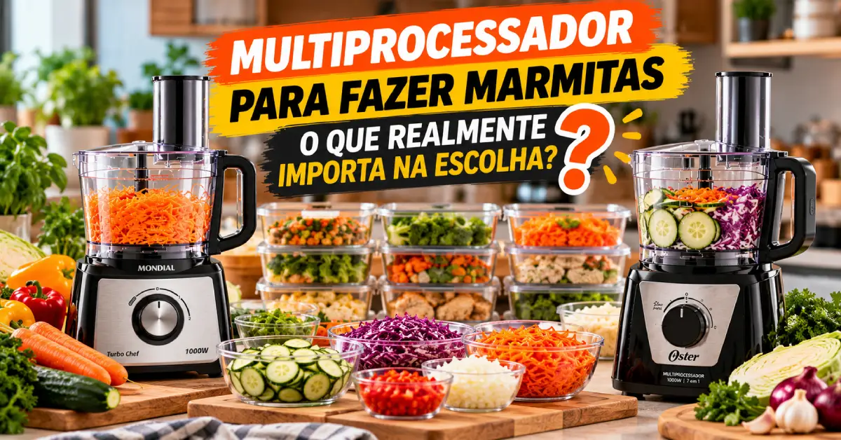 Multiprocessador para Fazer Marmitas: O Que Realmente Importa na Escolha?