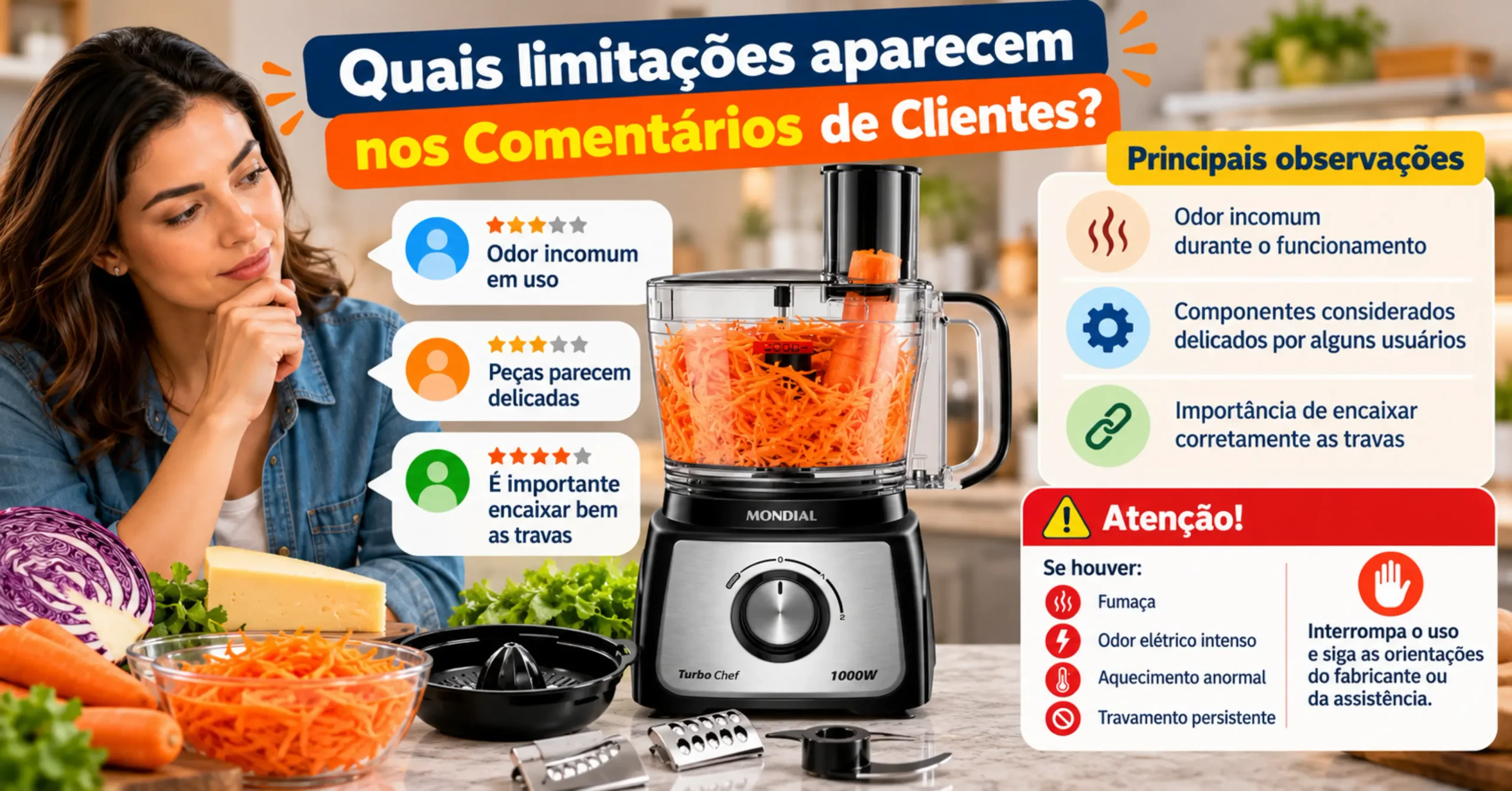 Multiprocessador para Ralar e Fatiar