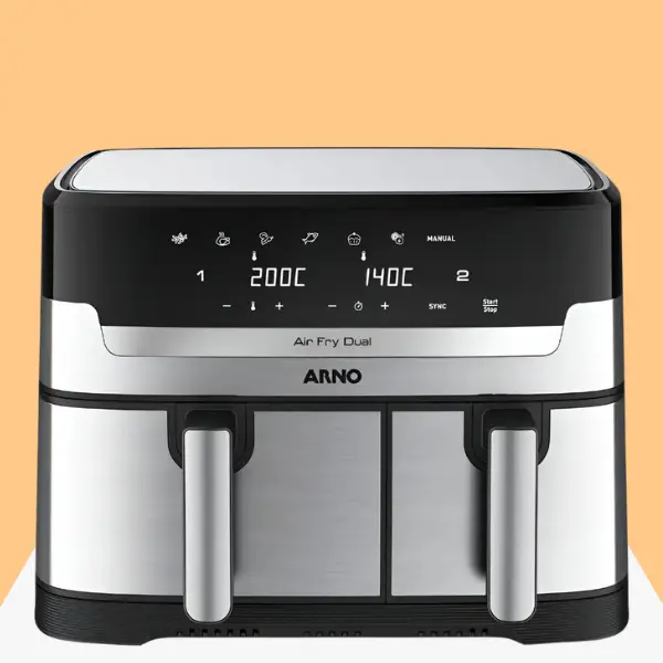 fritadeira-air-fryer-arno-dual-5,2l-3,1l-afd2