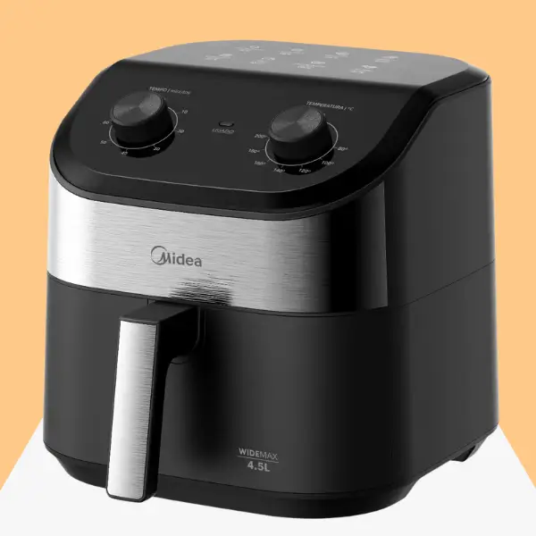 fritadeira-air-fryer-midea-4,5L-widemax-1500W