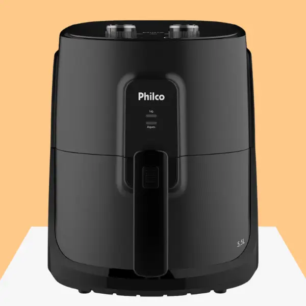 fritadeira-air-fryer-philco-5,5l-revestimento-redstone-1500W-PAF55B